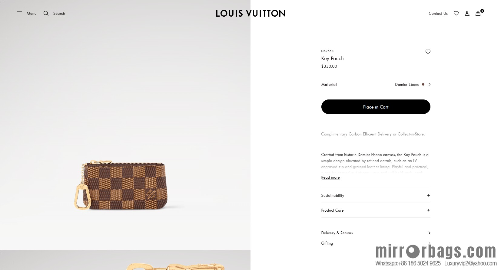 LV key case N62658 [official full chip version]