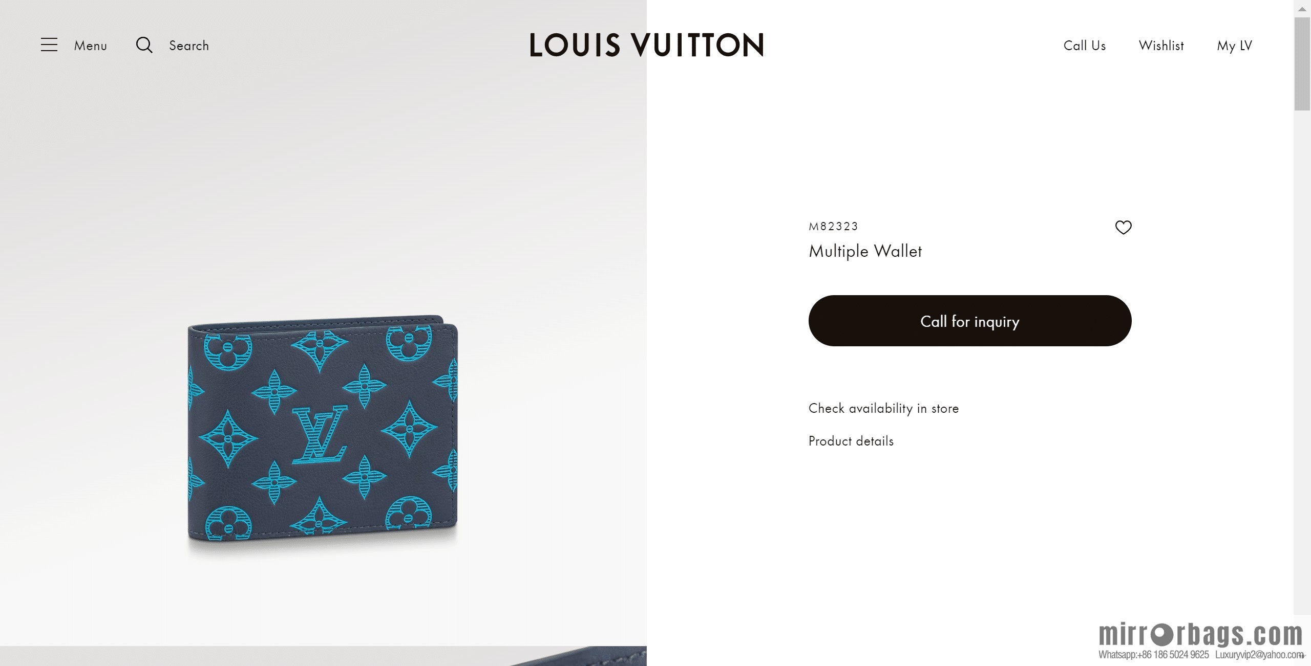 LV Multiple Wallet M82323 [Official Chip Version]