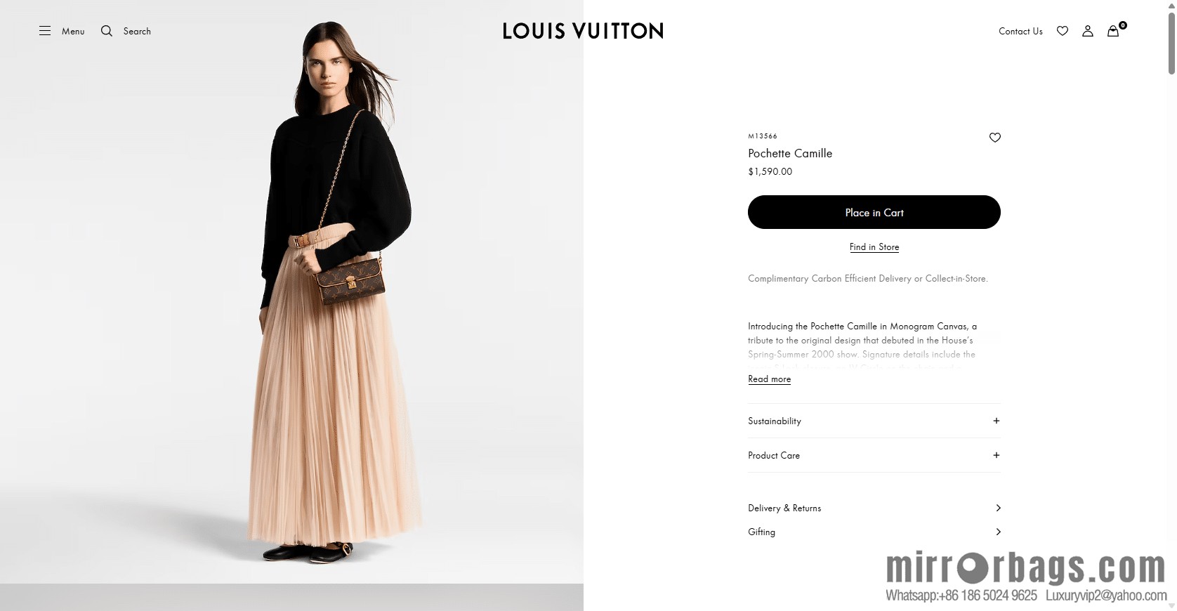 LV M13566 Pochette Camille