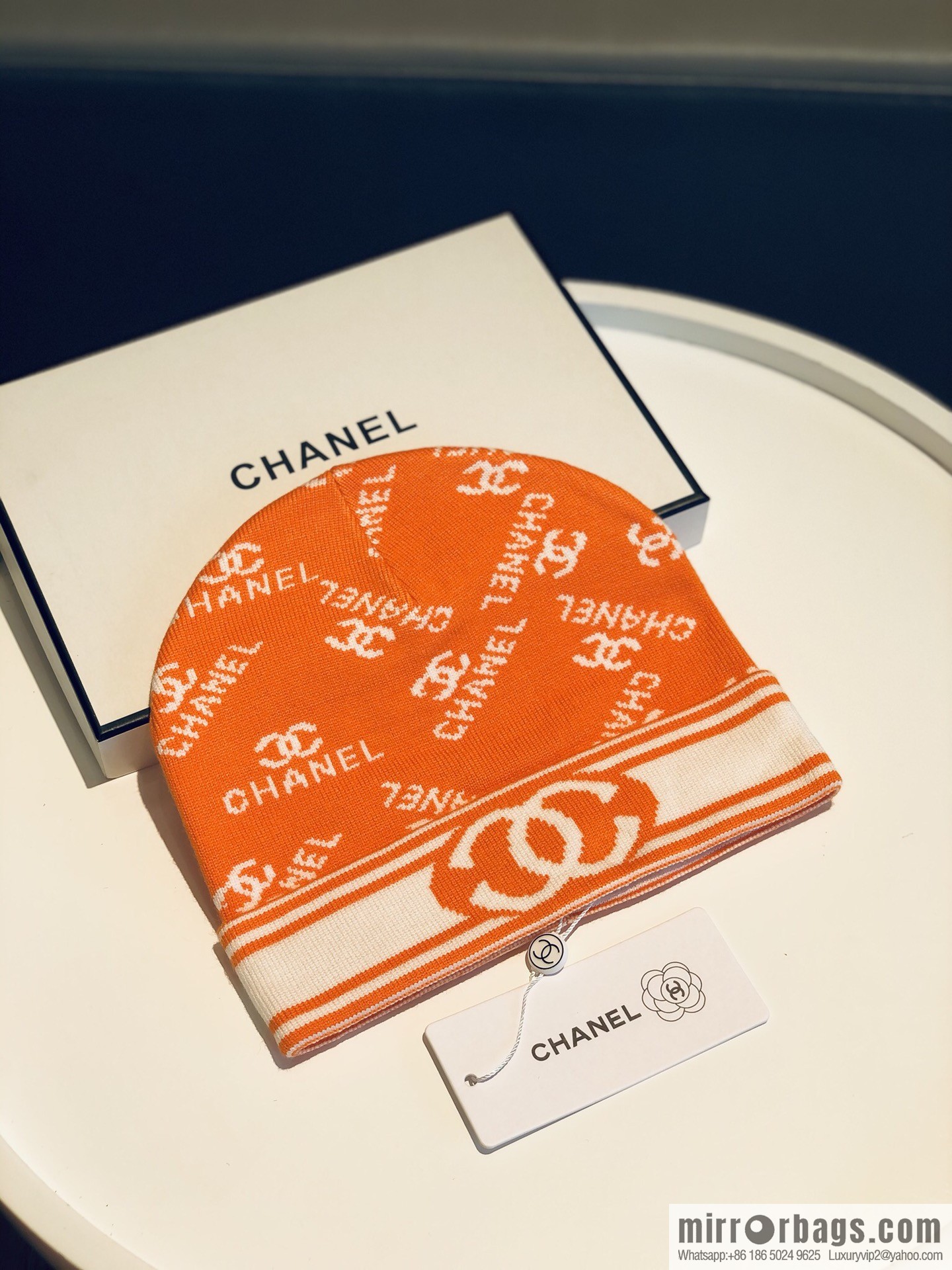 Chanel simple atmosphere Japanese wool knitted hat
