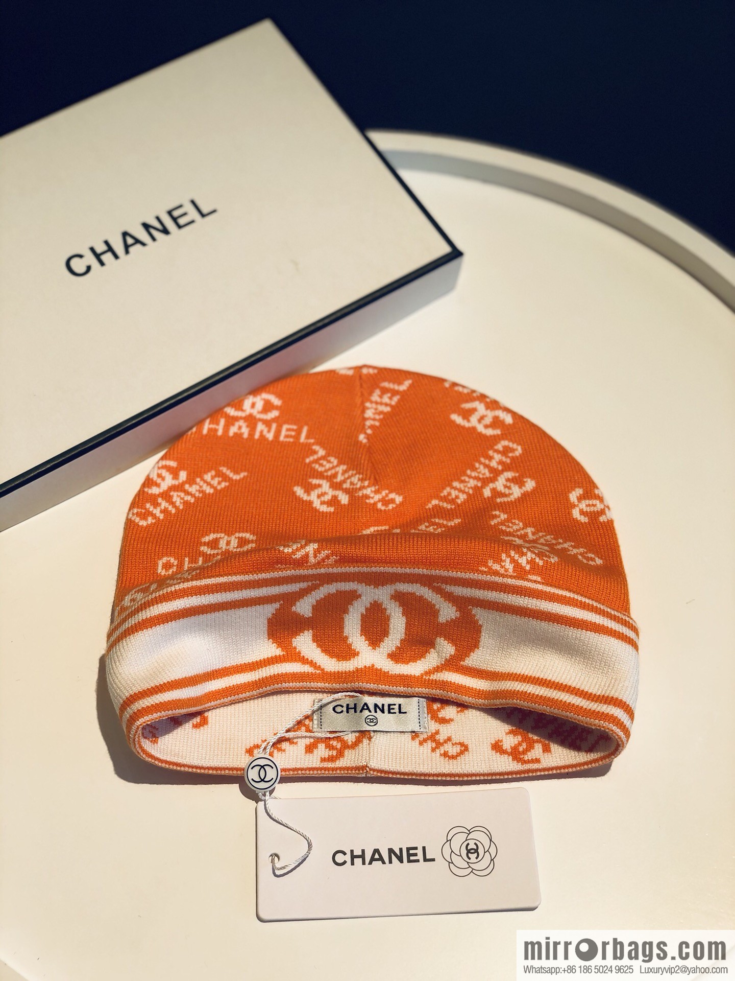 Chanel simple atmosphere Japanese wool knitted hat