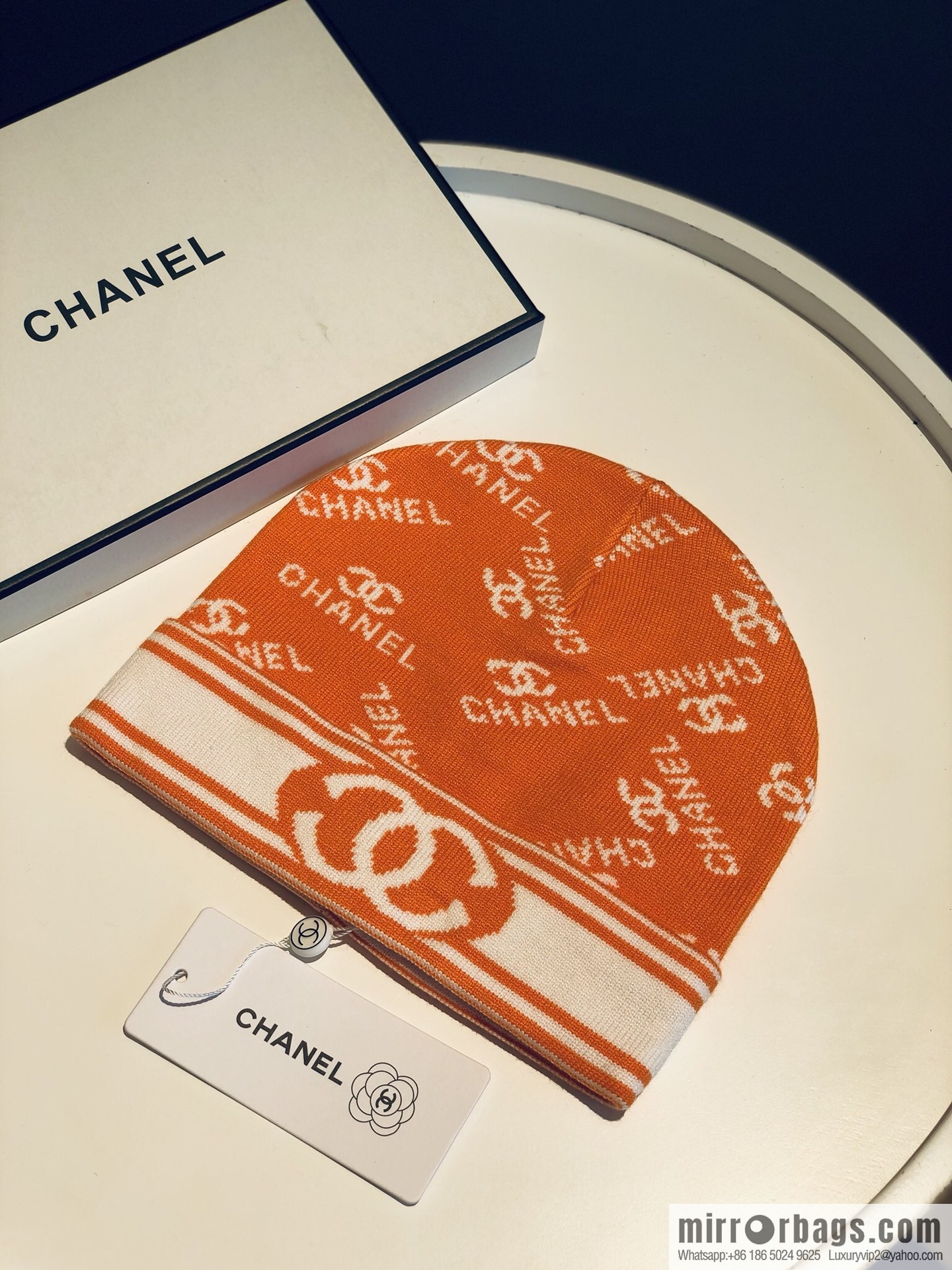 Chanel simple atmosphere Japanese wool knitted hat