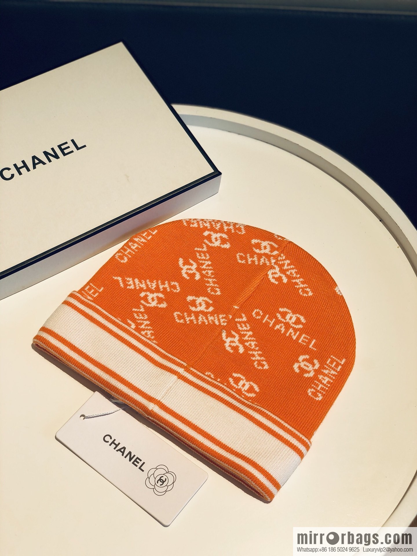 Chanel simple atmosphere Japanese wool knitted hat