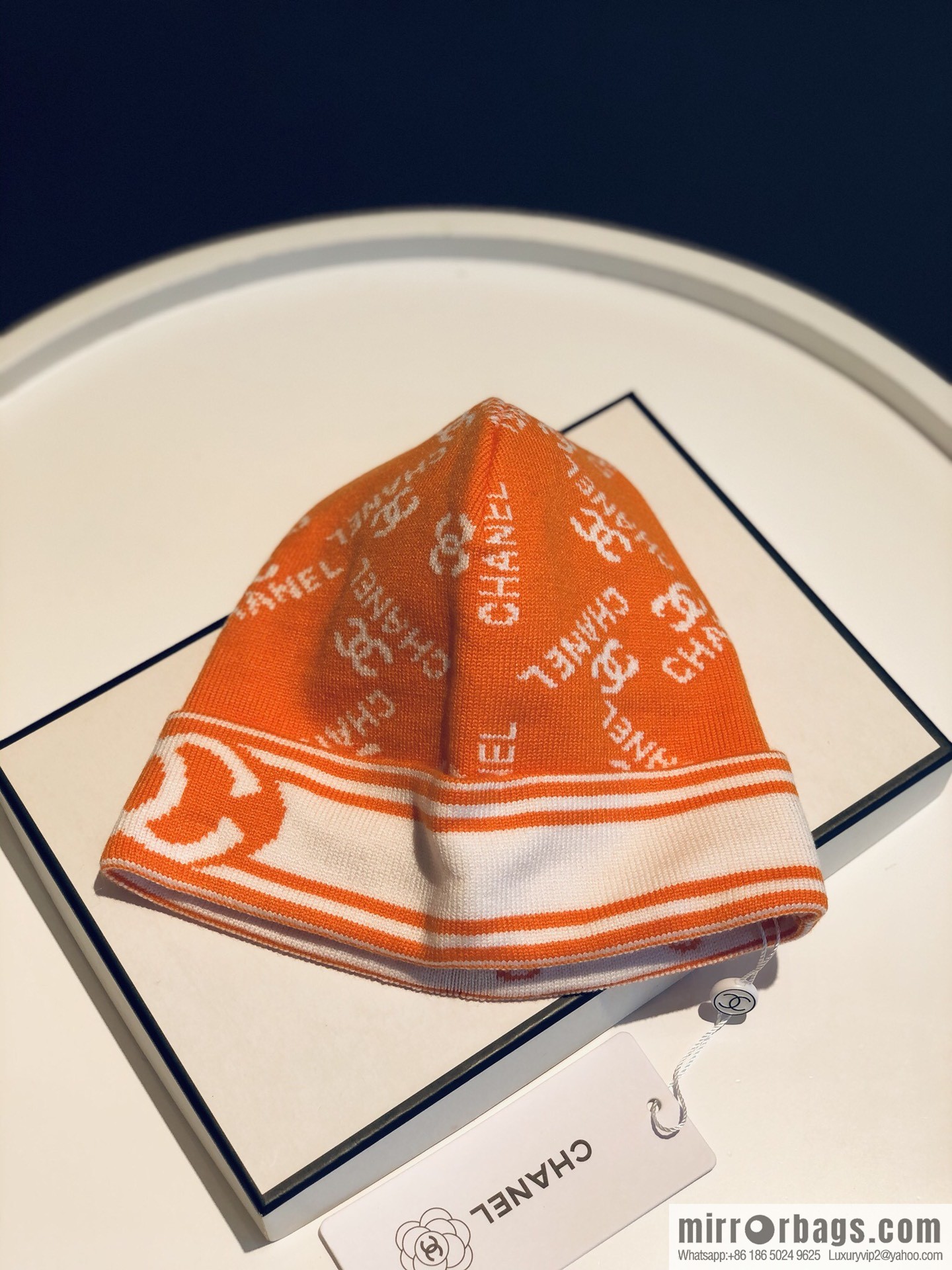 Chanel simple atmosphere Japanese wool knitted hat