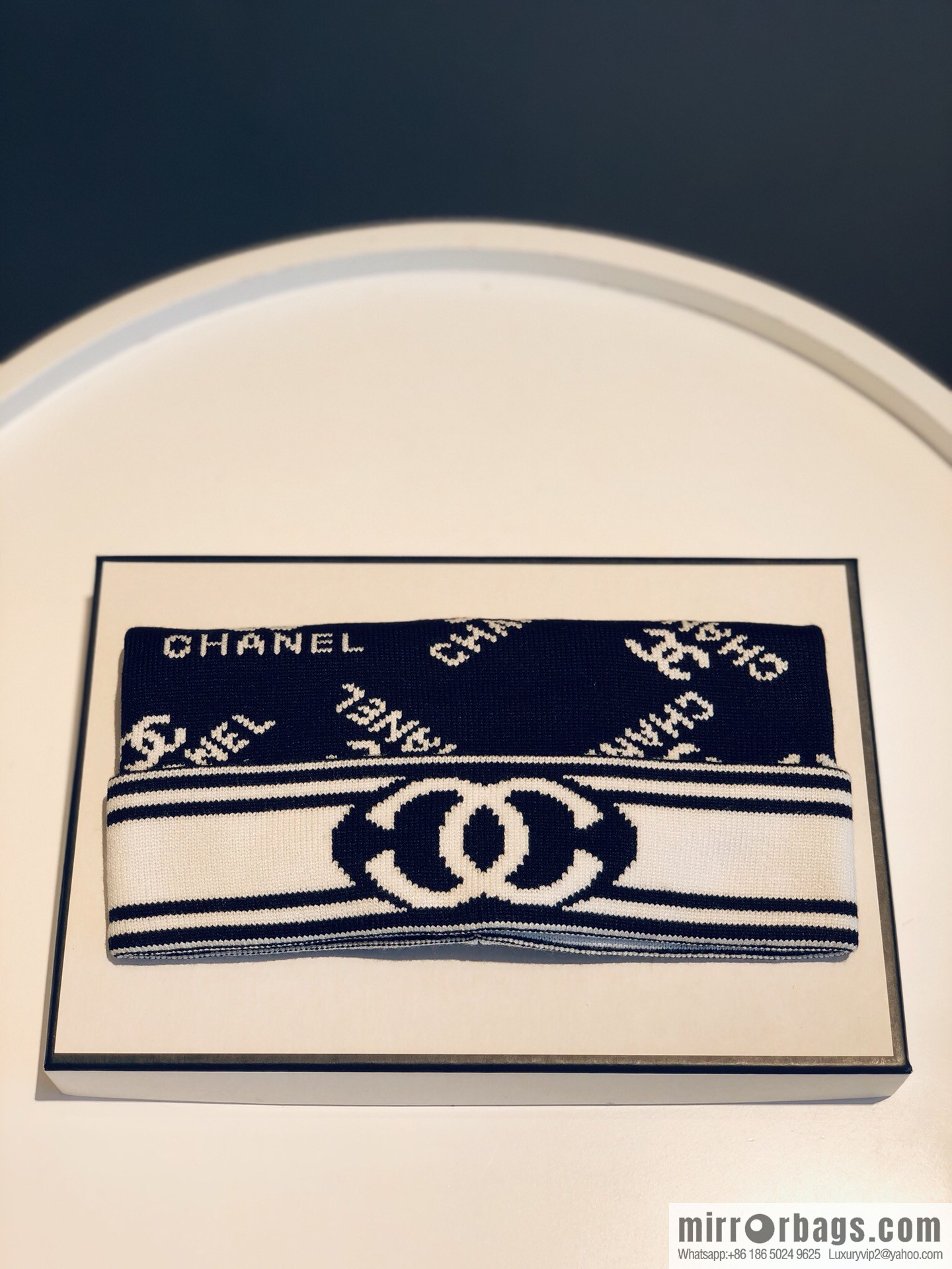 Chanel simple atmosphere Japanese wool knitted hat