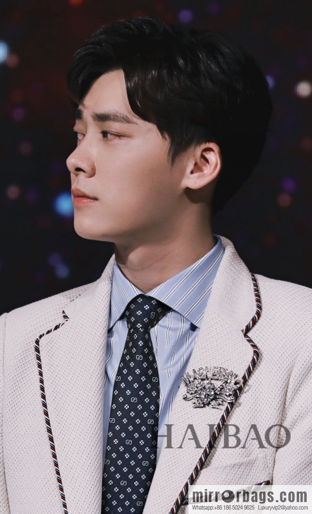 GUCCI Gucci 100% Top Jacquard Silk Clover Tie