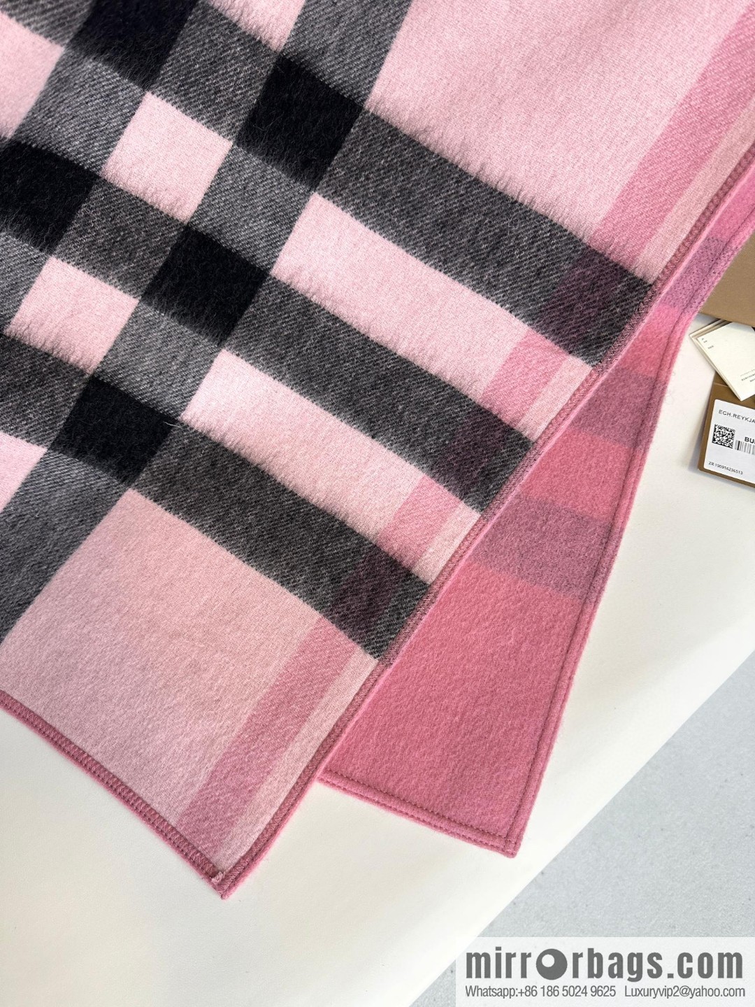 Burberry, cashmere double-sided cape