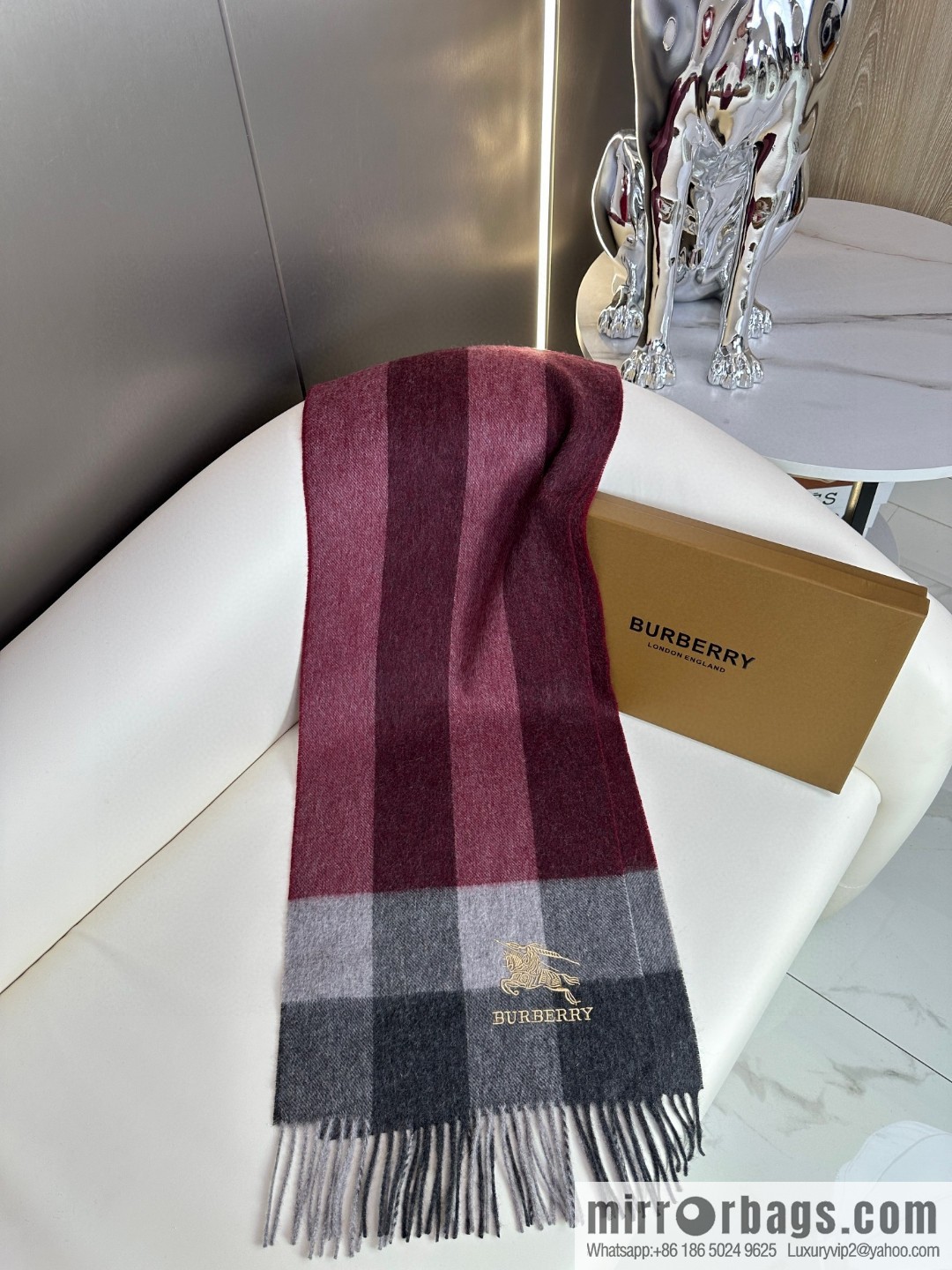 Burberry Burberry 2023 new model, classic plaid war horse, unisex couple scarf