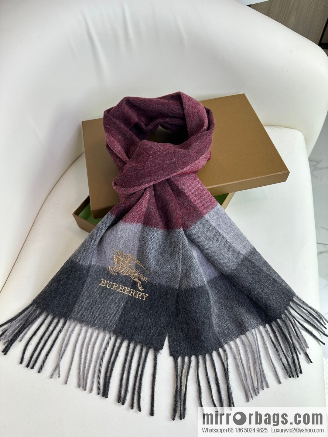 Burberry Burberry 2023 new model, classic plaid war horse, unisex couple scarf