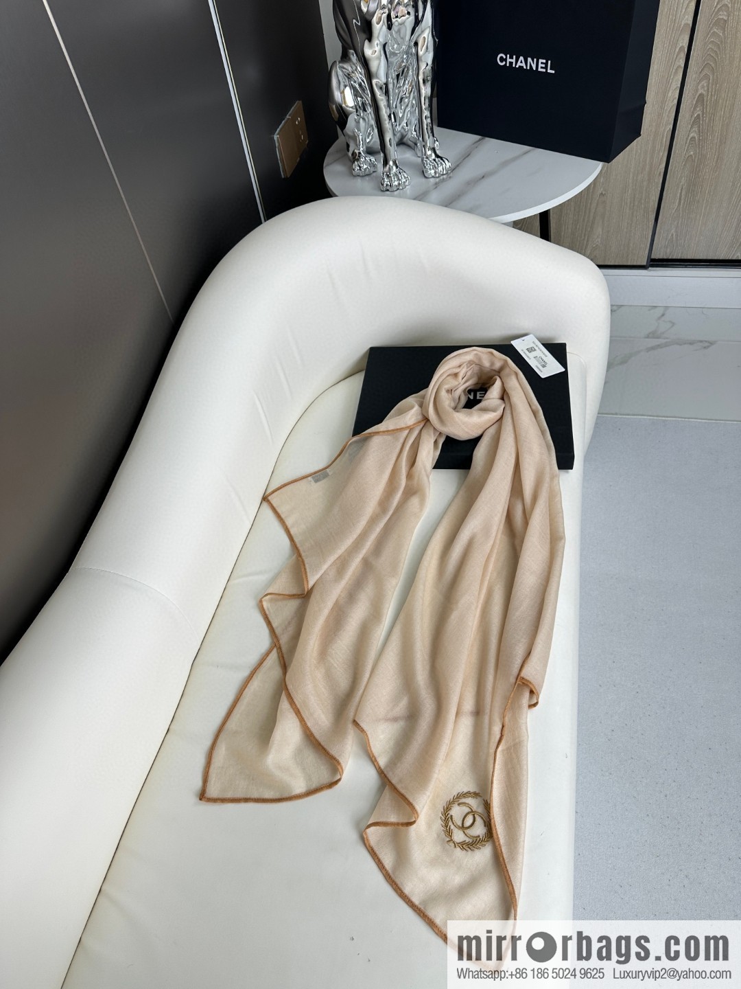 CHANEL 2023 new cashmere scarf