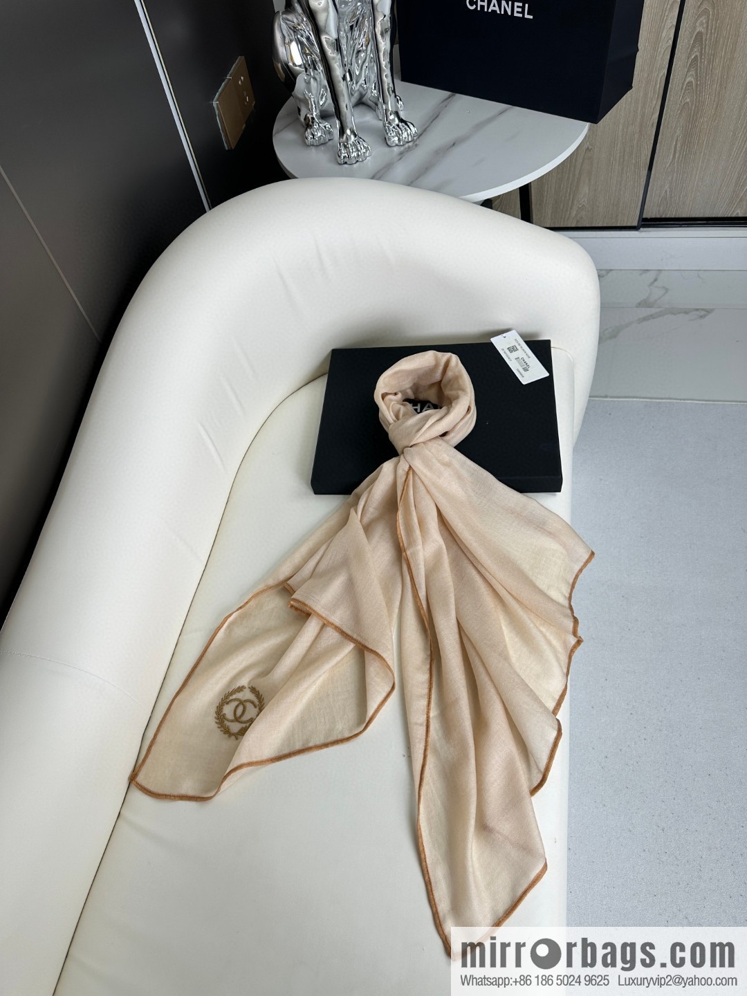 CHANEL 2023 new cashmere scarf
