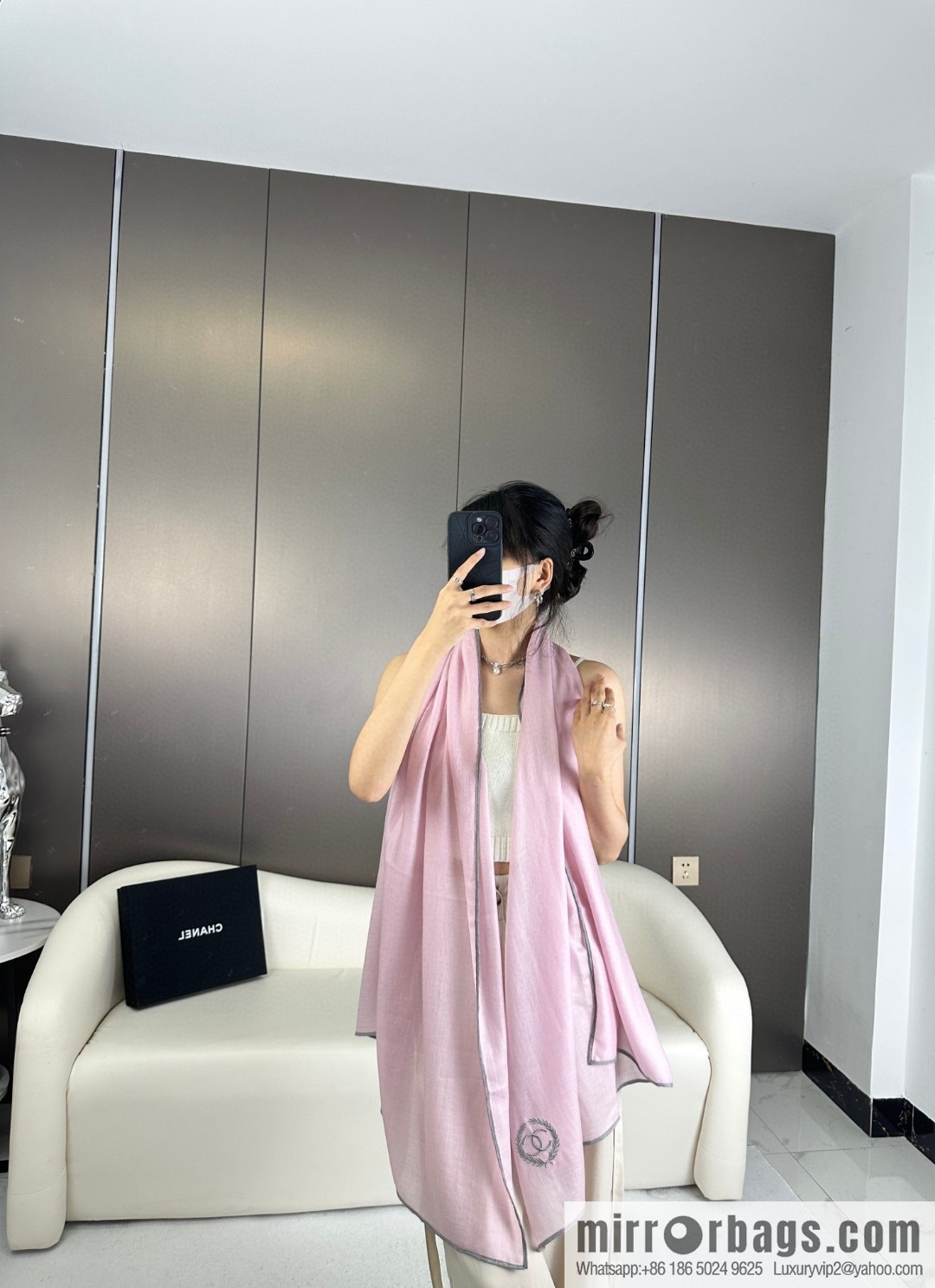 CHANEL 2023 new cashmere scarf