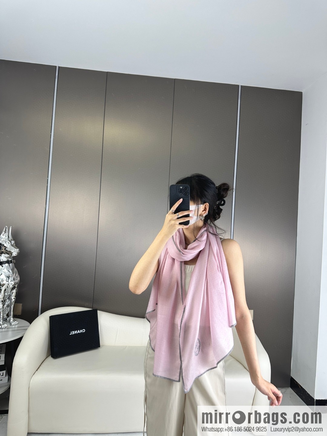 CHANEL 2023 new cashmere scarf