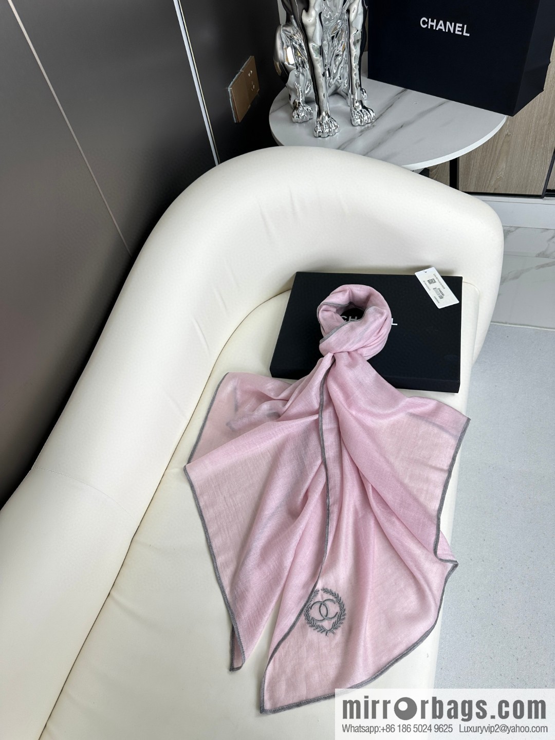CHANEL 2023 new cashmere scarf