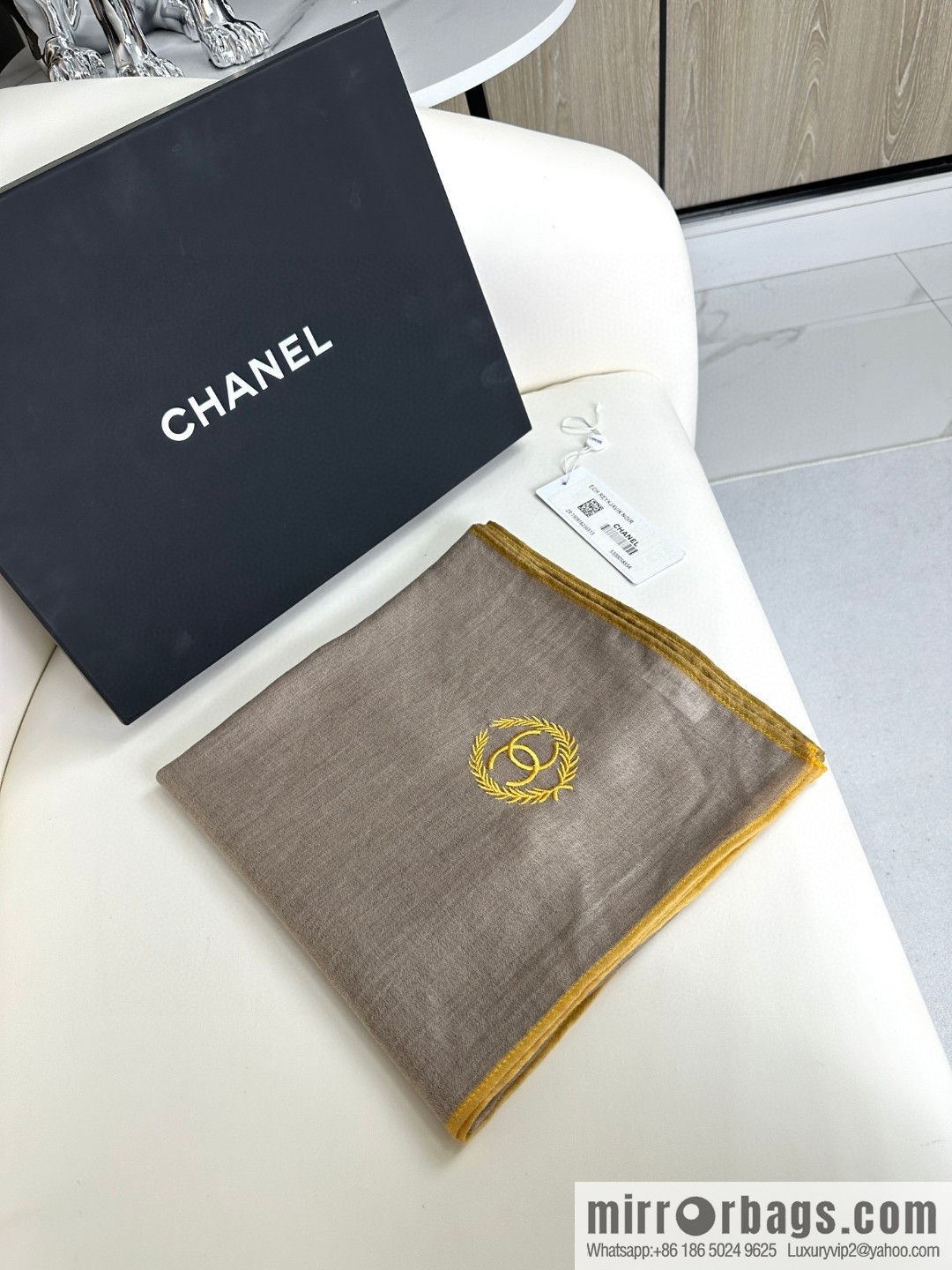 CHANEL 2023 new cashmere scarf