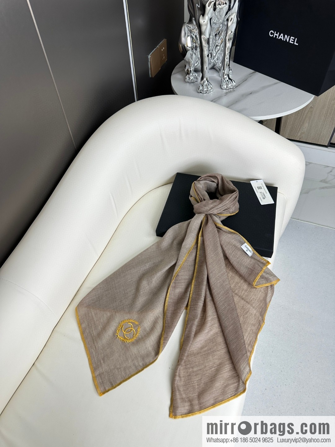 CHANEL 2023 new cashmere scarf