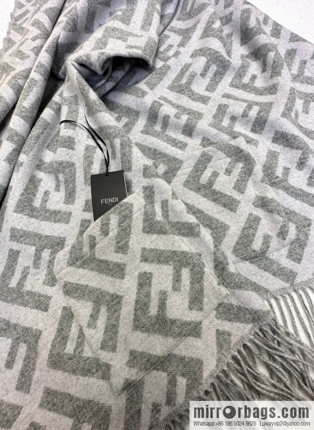 Fendi limited edition hooded cape shawl