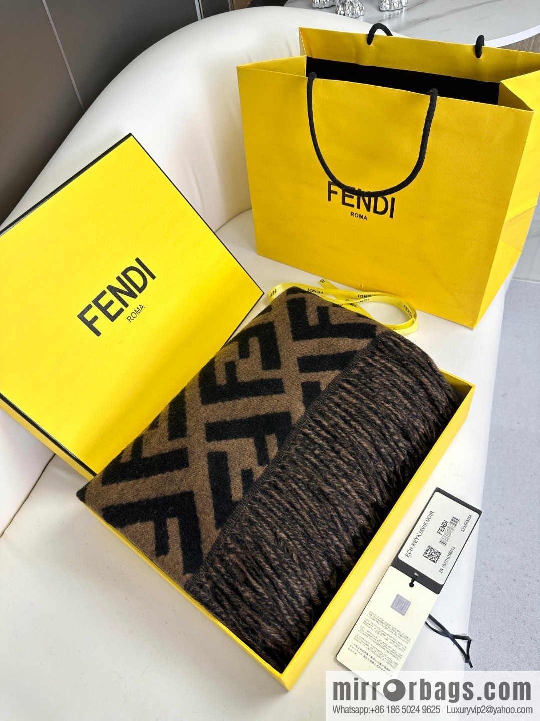 Fendi limited edition hooded cape shawl