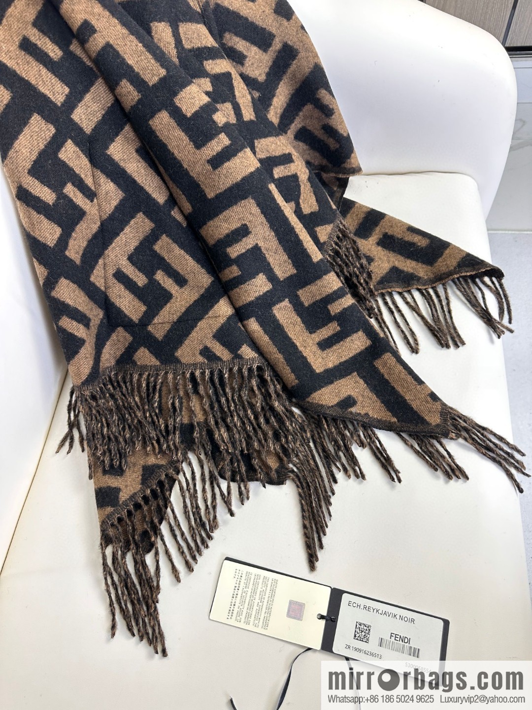 Fendi limited edition hooded cape shawl