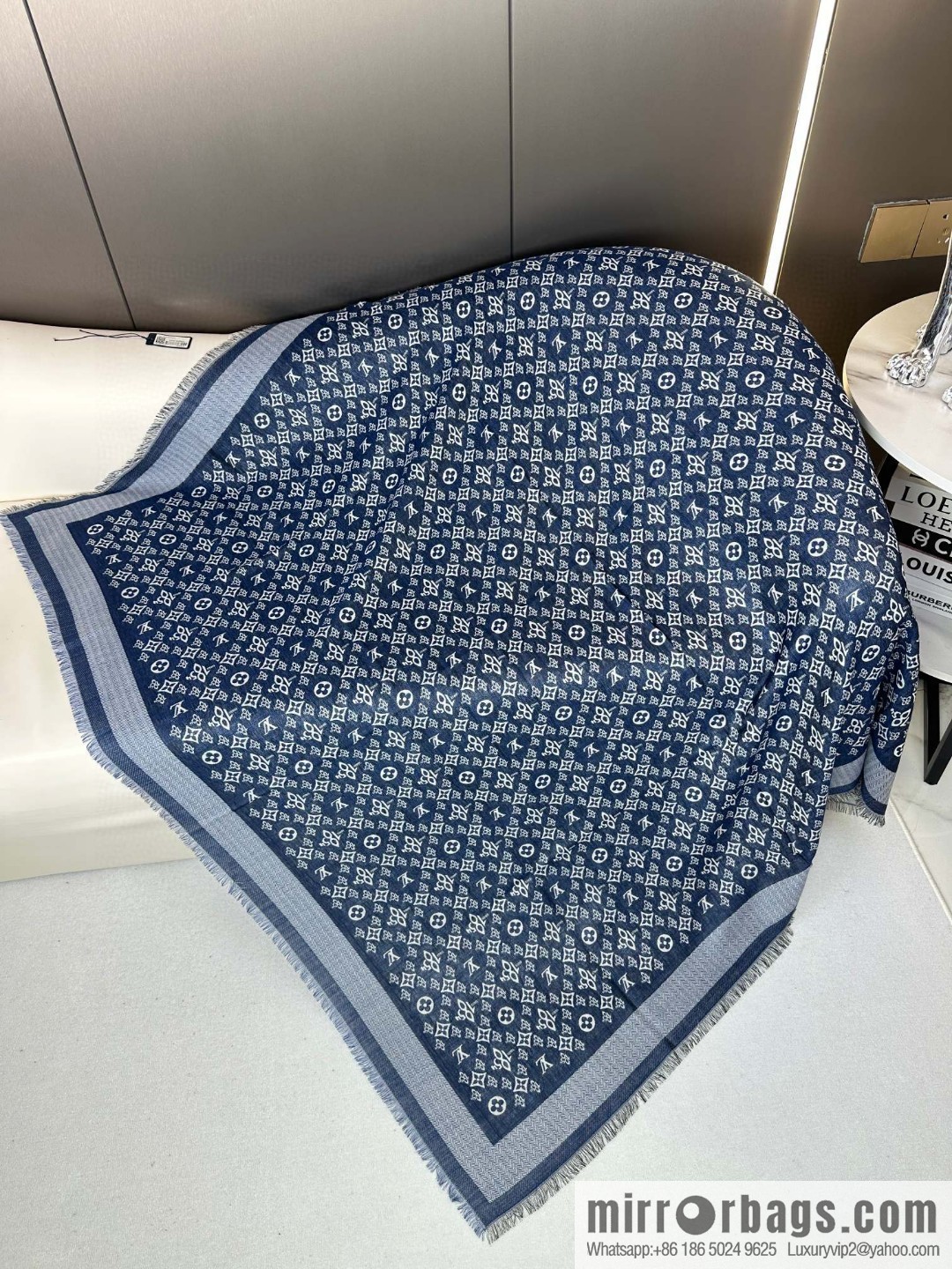 LV 2023 new 1854 cashmere square scarf