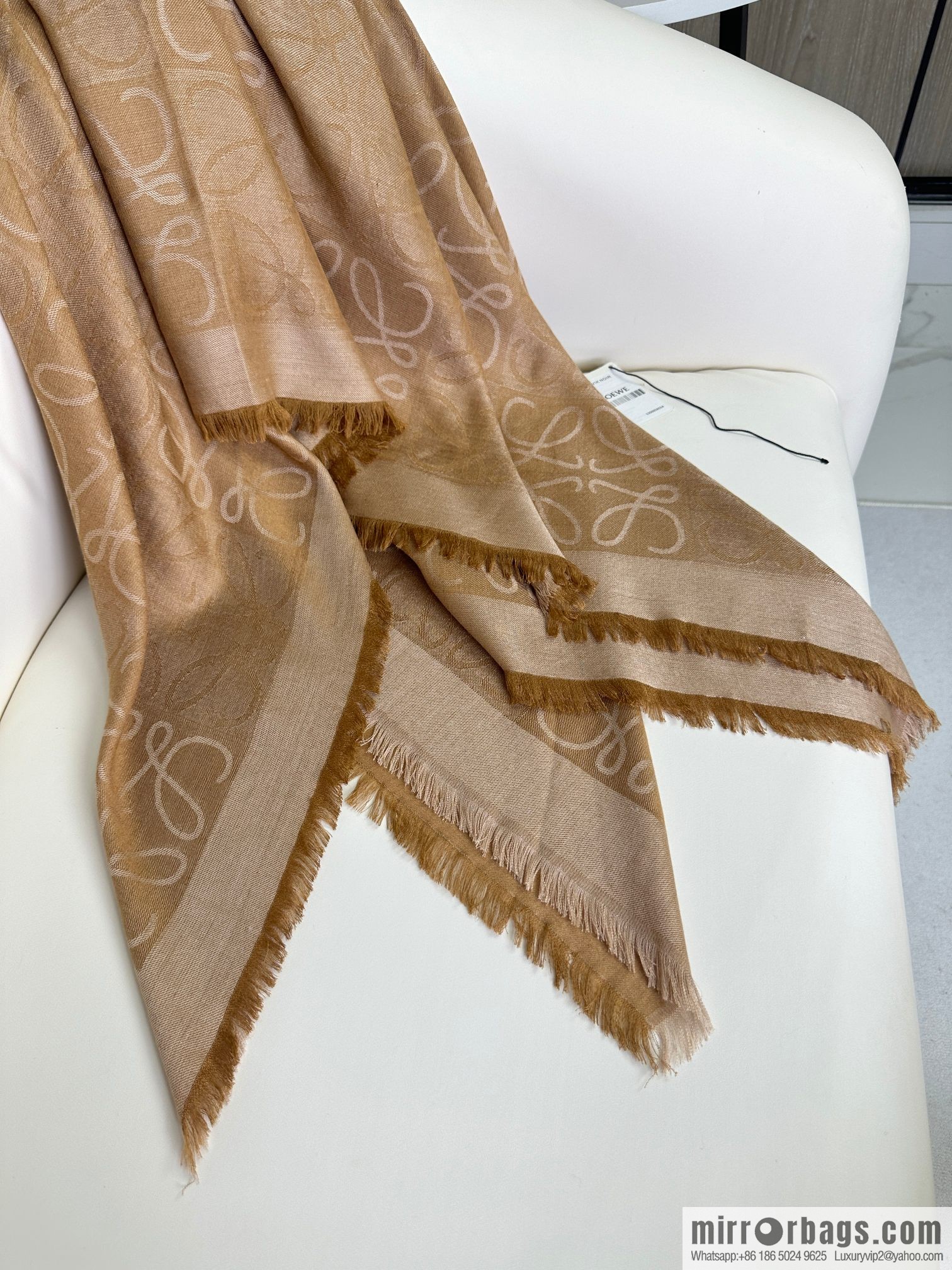 LOEWE wool + silk scarf