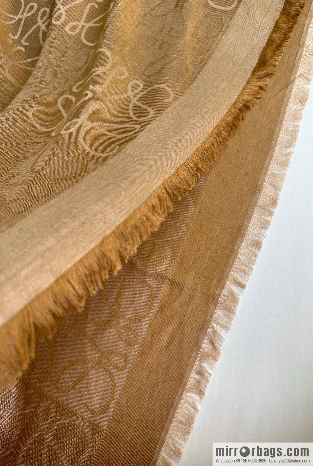 LOEWE wool + silk scarf