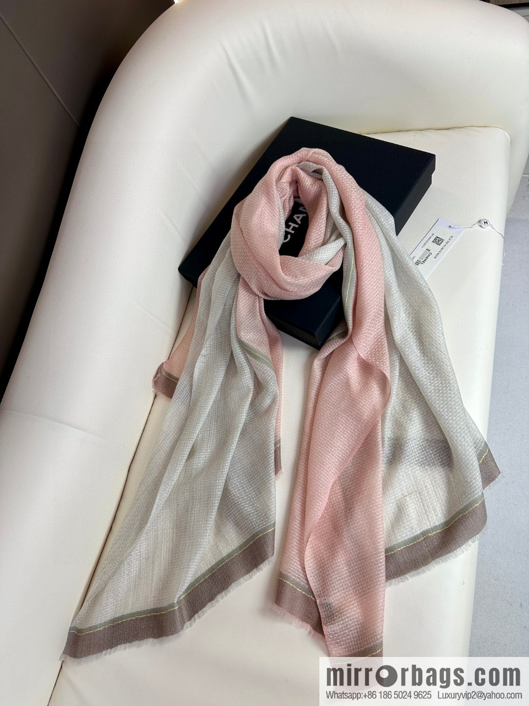 CHANEL 2023 new, cashmere scarf