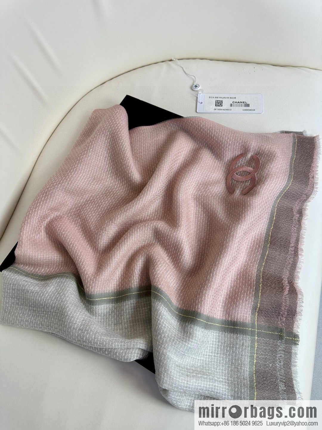 CHANEL 2023 new, cashmere scarf