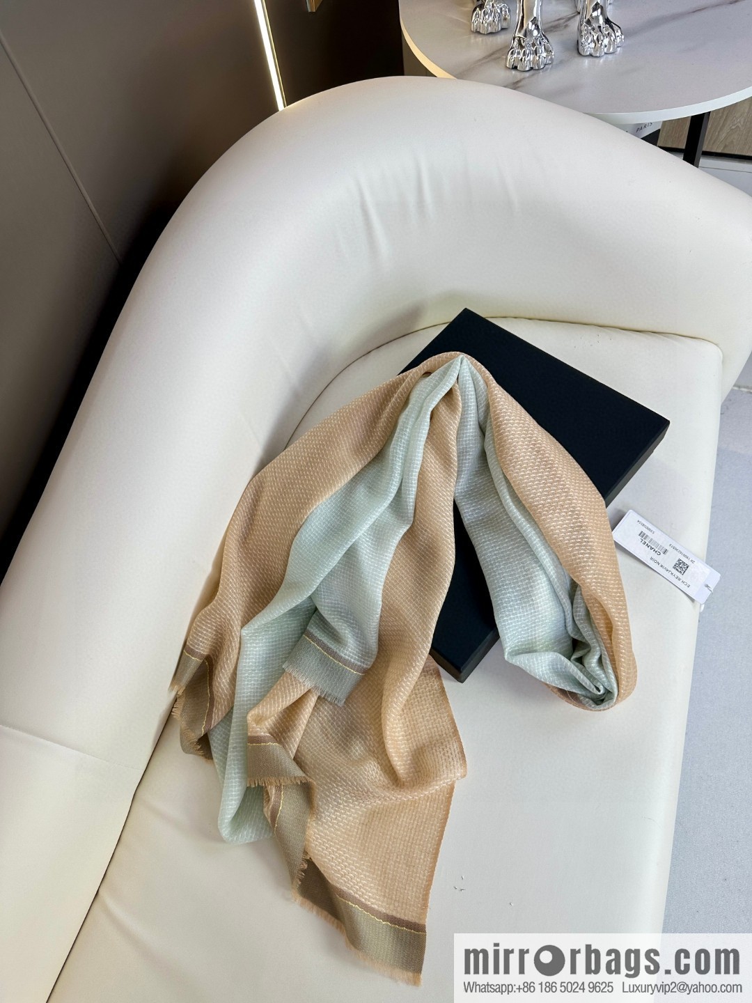 CHANEL 2023 new, cashmere scarf