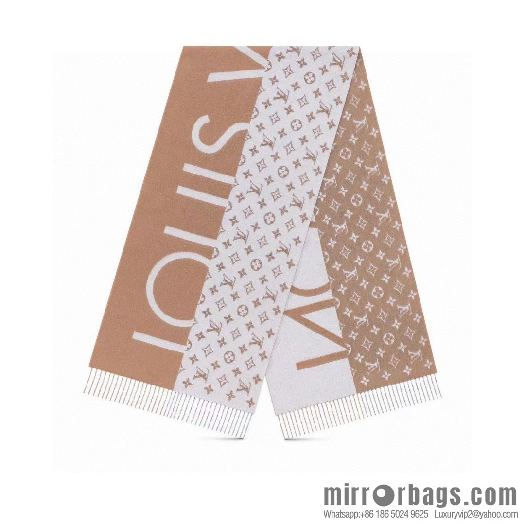 LV double color, cashmere small shawl.