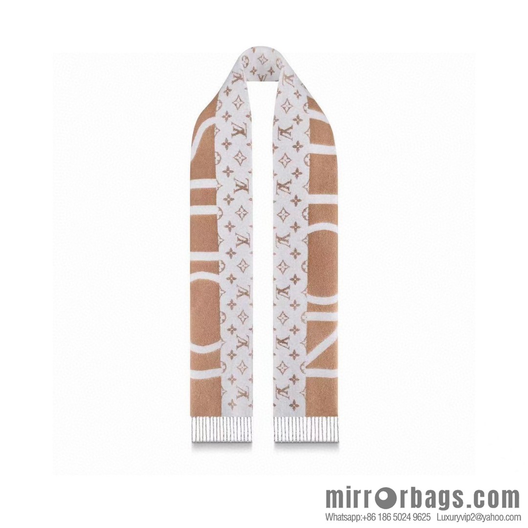 LV double color, cashmere small shawl.