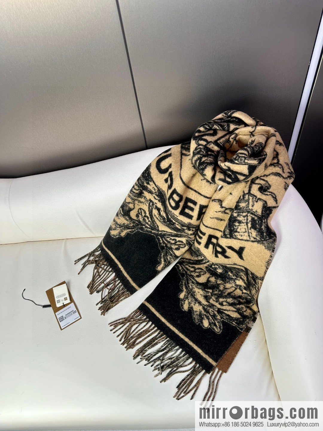 Burberry 2023Bur Warhorse Knight Double Sided Shawl