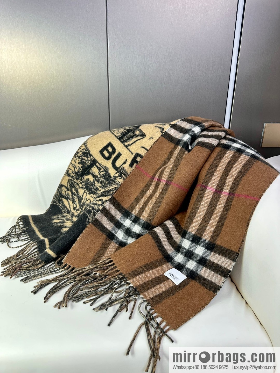 Burberry 2023Bur Warhorse Knight Double Sided Shawl