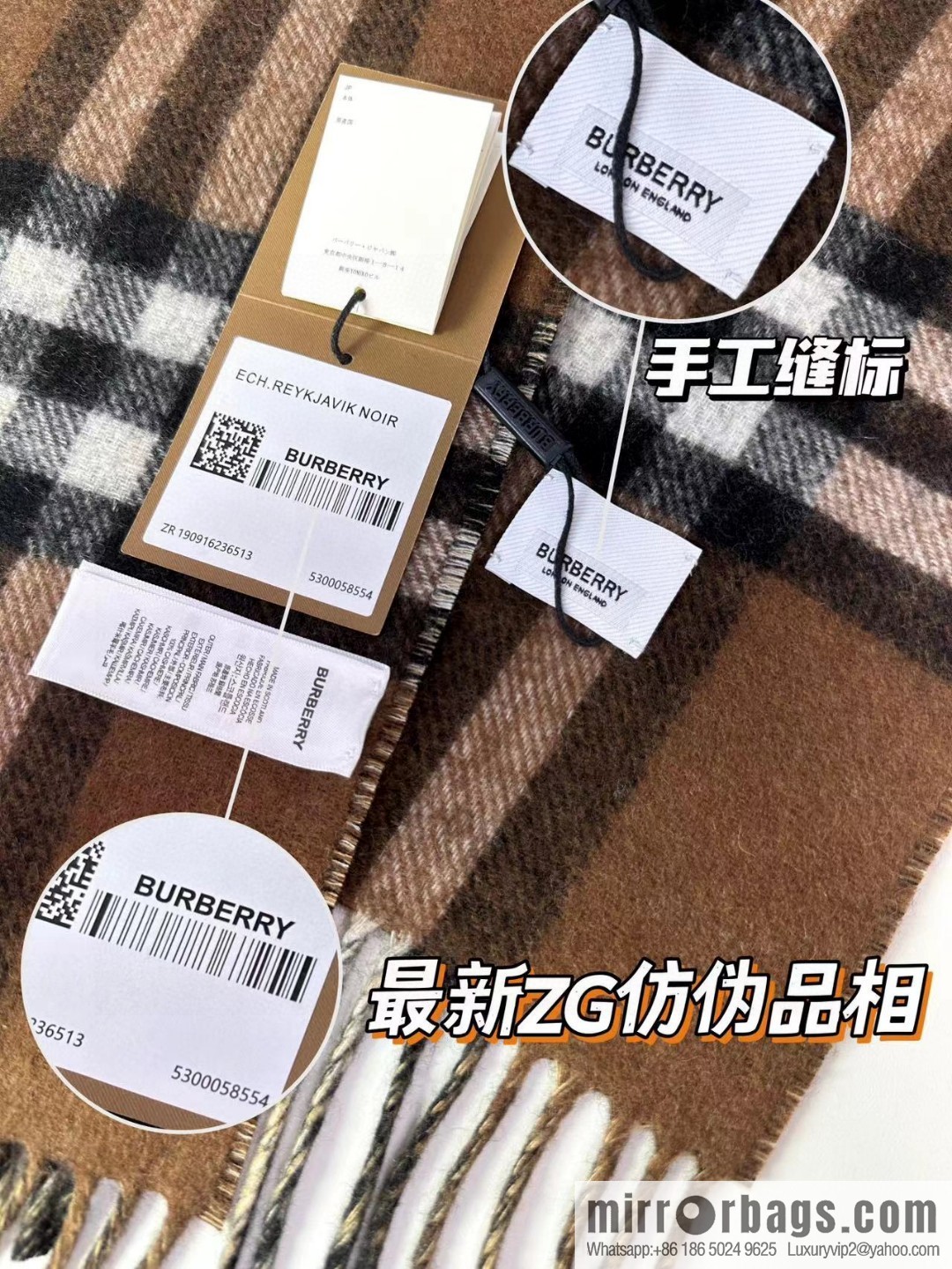 Burberry 2023Bur Warhorse Knight Double Sided Shawl