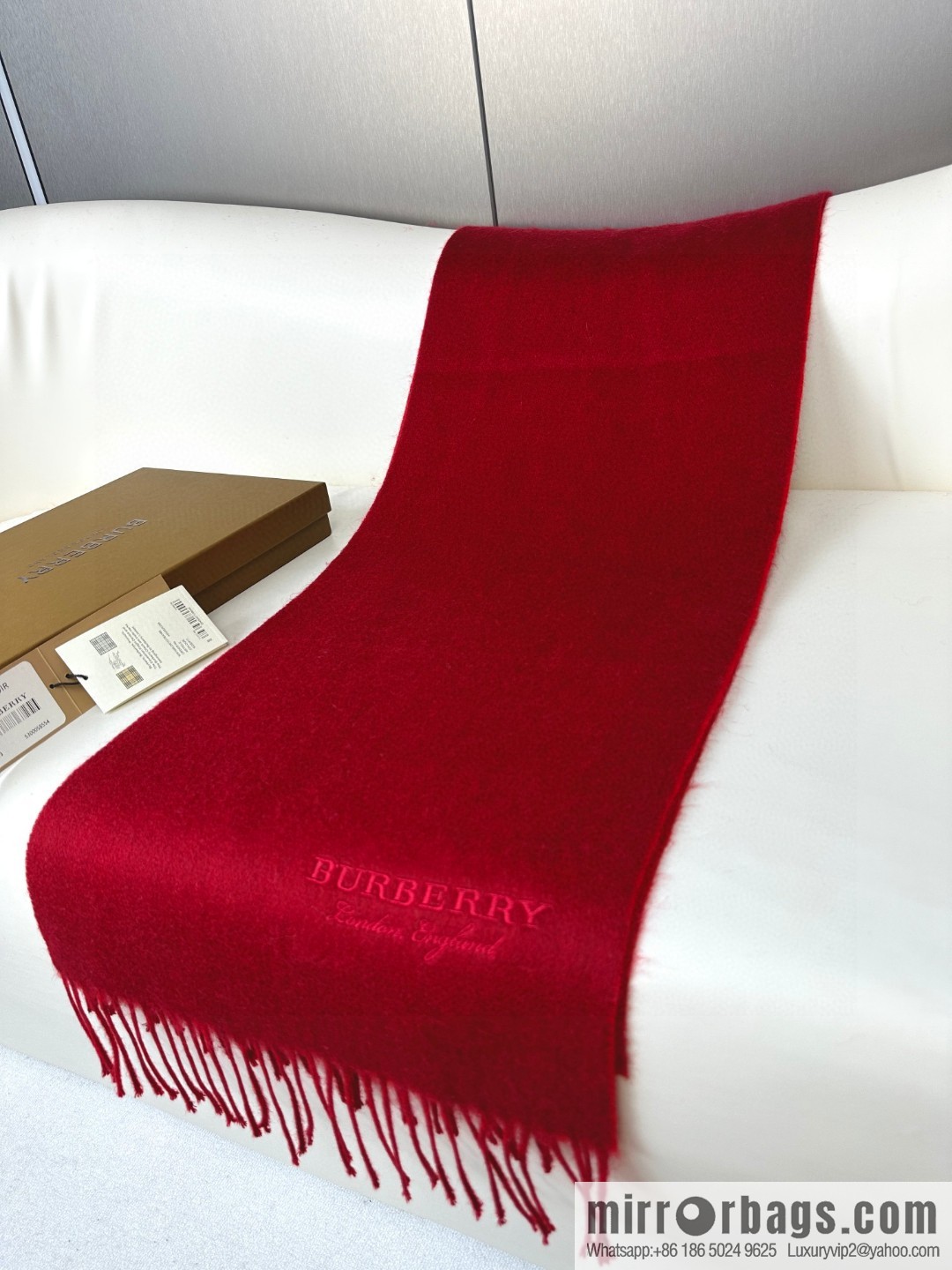 Burberry Burberry 2023 Paris Fashion Show Double Sided Cashmere Scarf