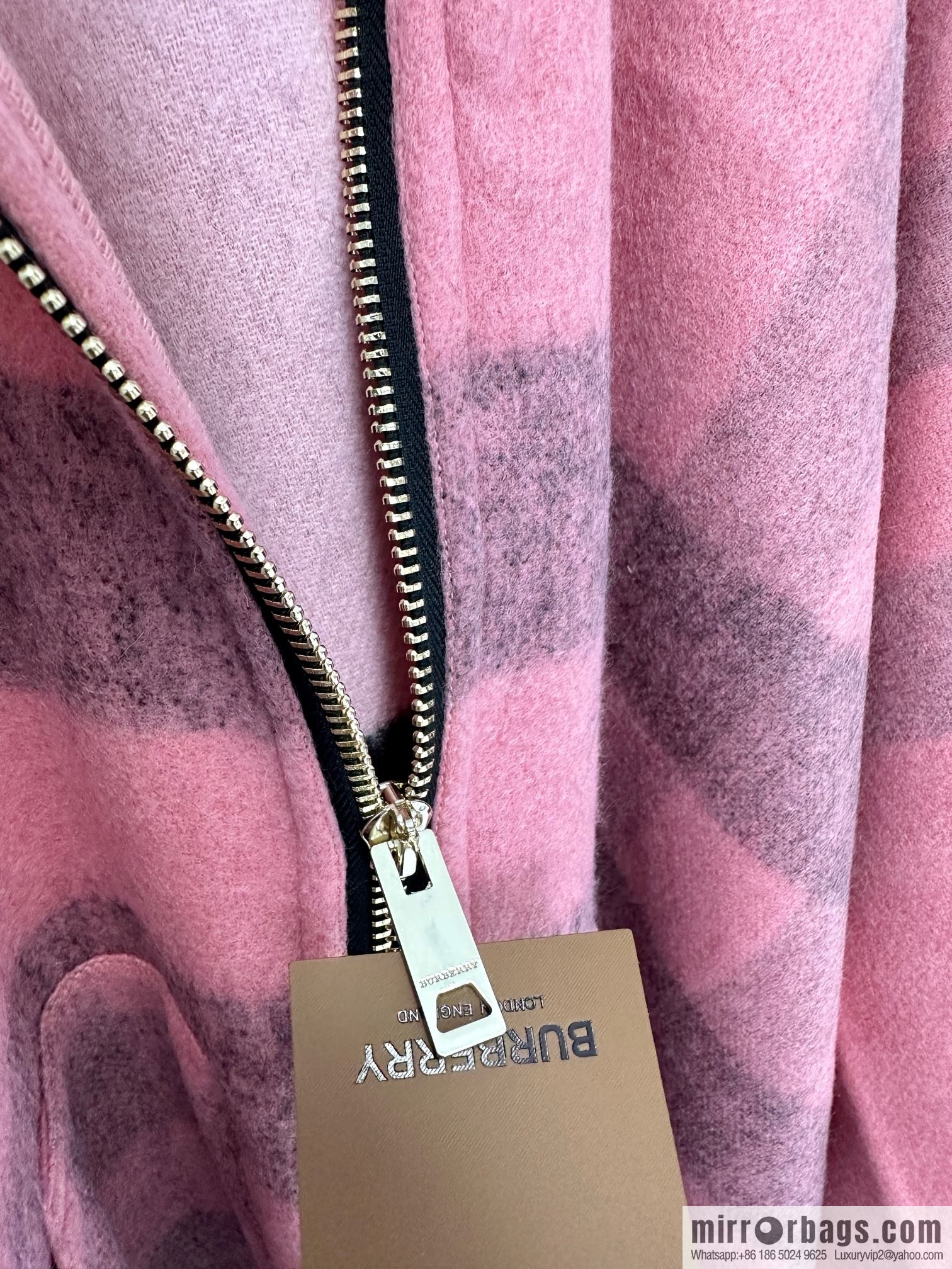 Burberry, Zip Striped Cape Shawl