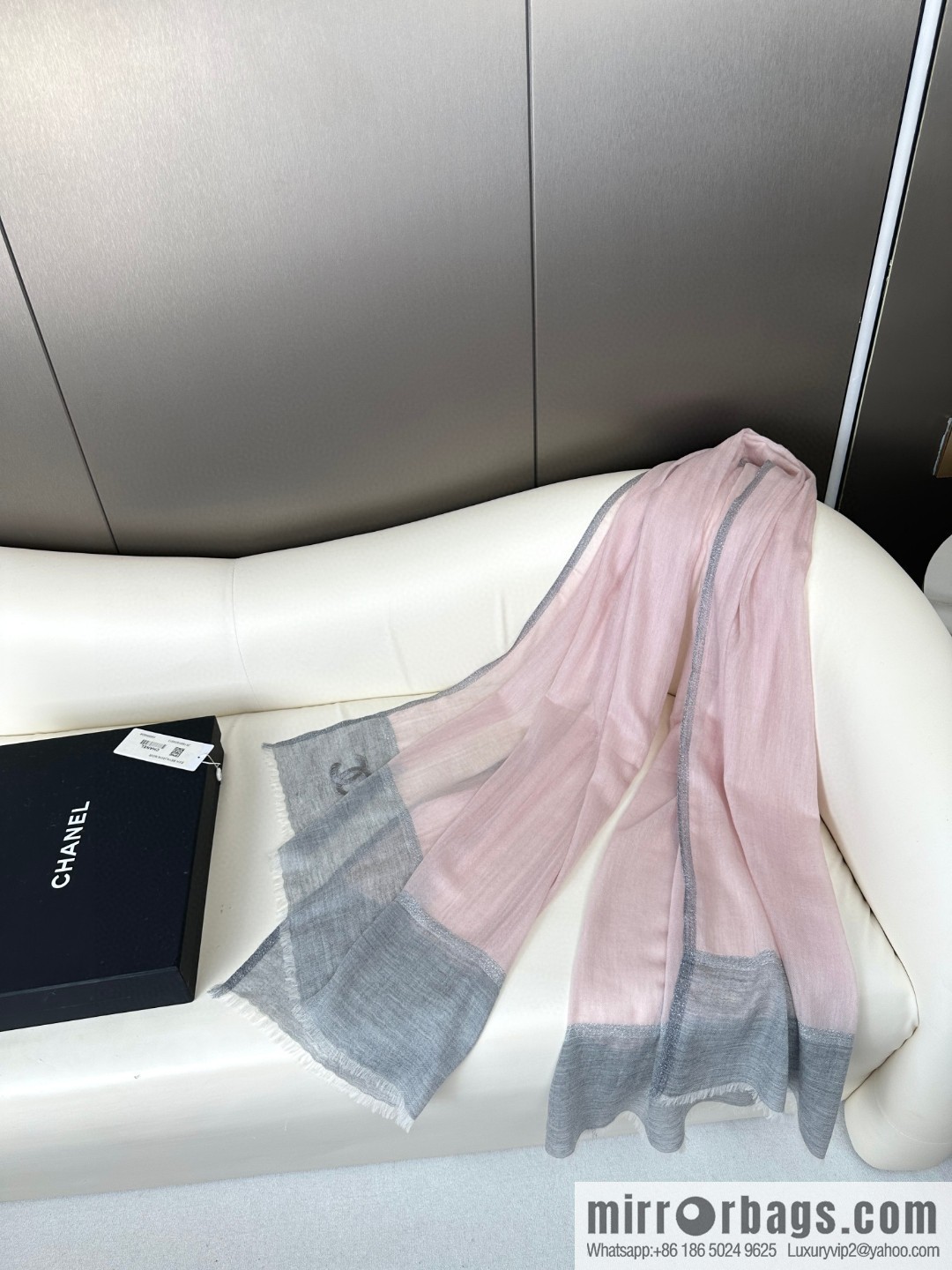 CHANEL 2023 latest color cashmere long towel