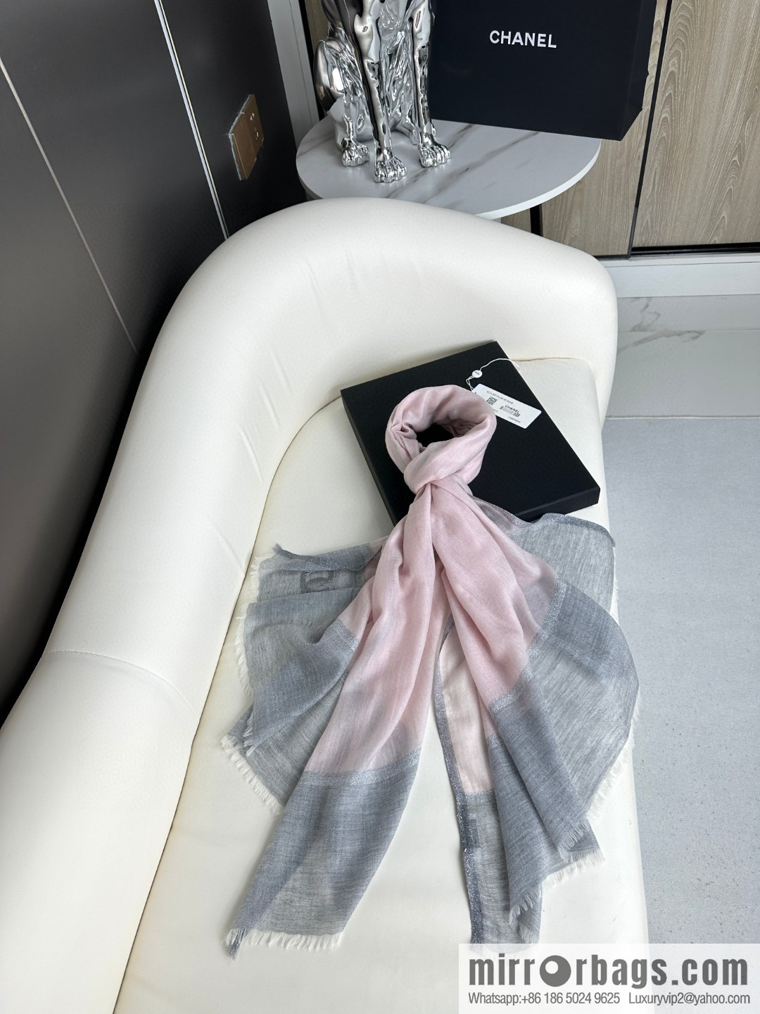 CHANEL 2023 latest color cashmere long towel