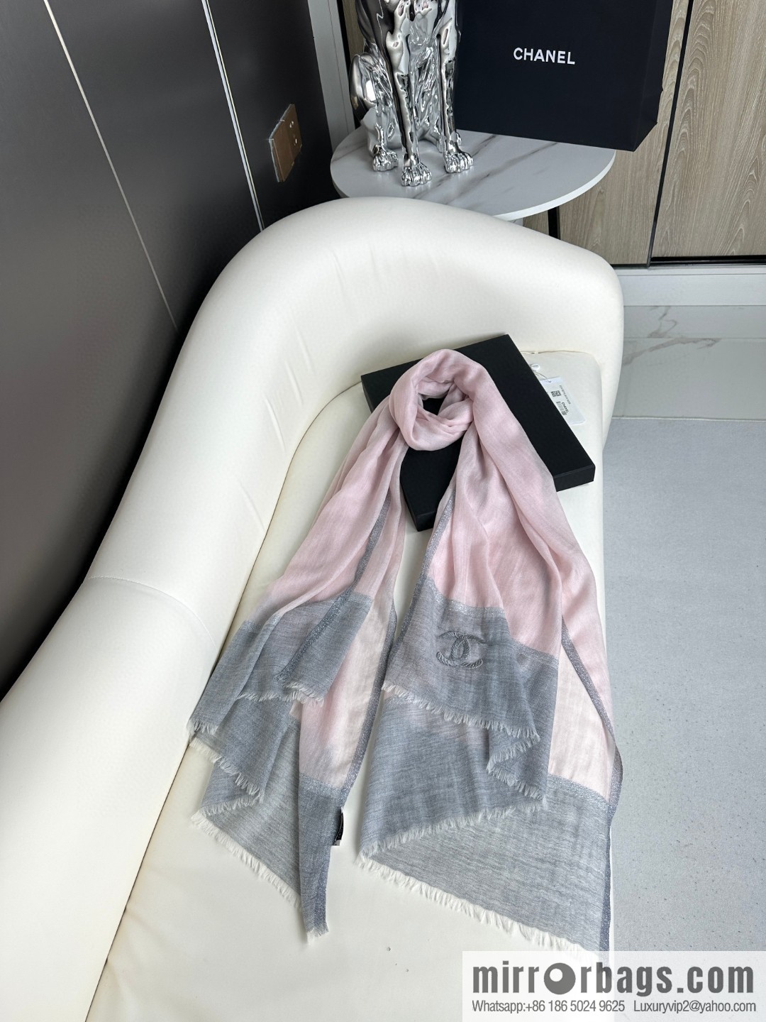 CHANEL 2023 latest color cashmere long towel