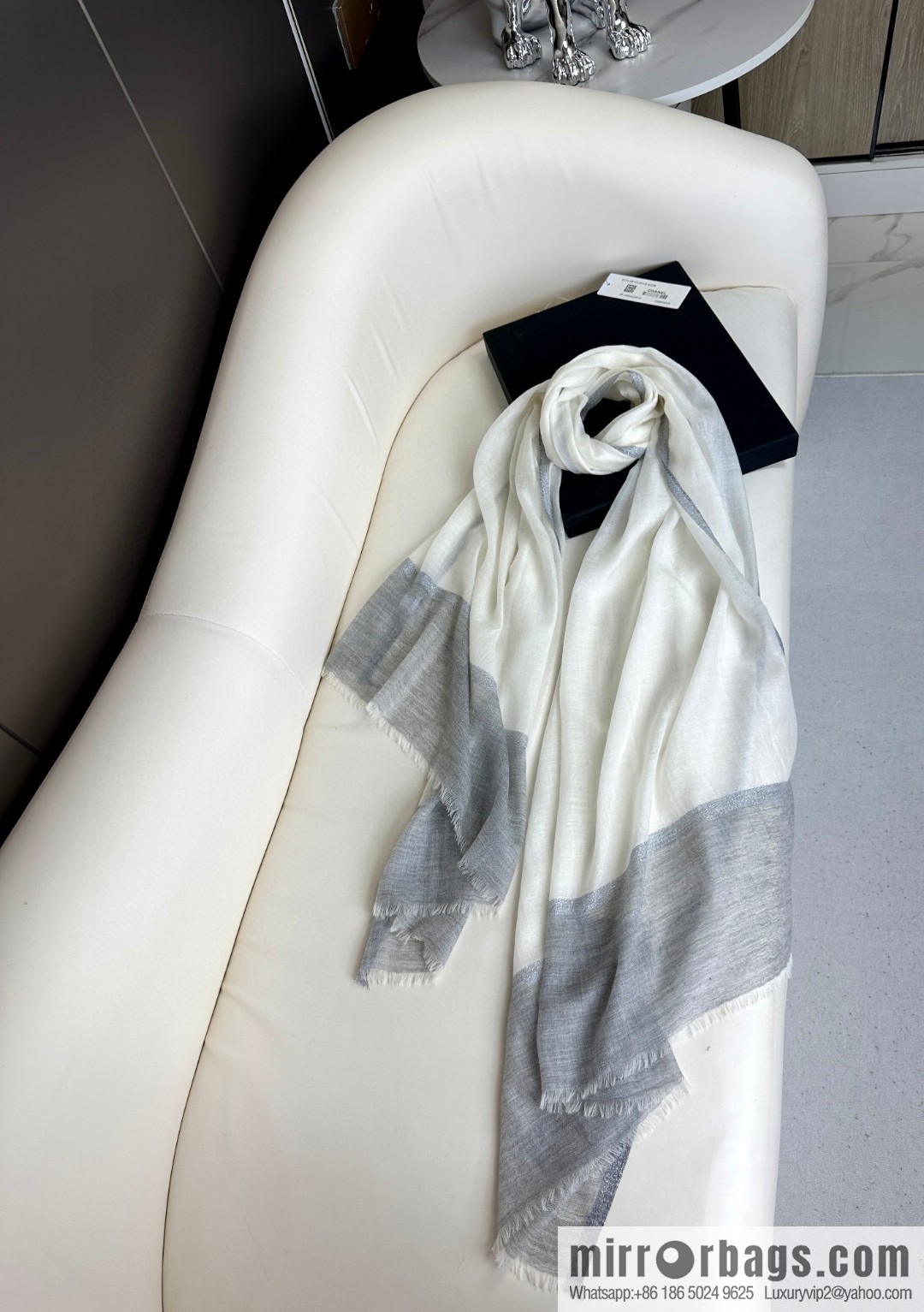 CHANEL 2023 latest color cashmere long towel