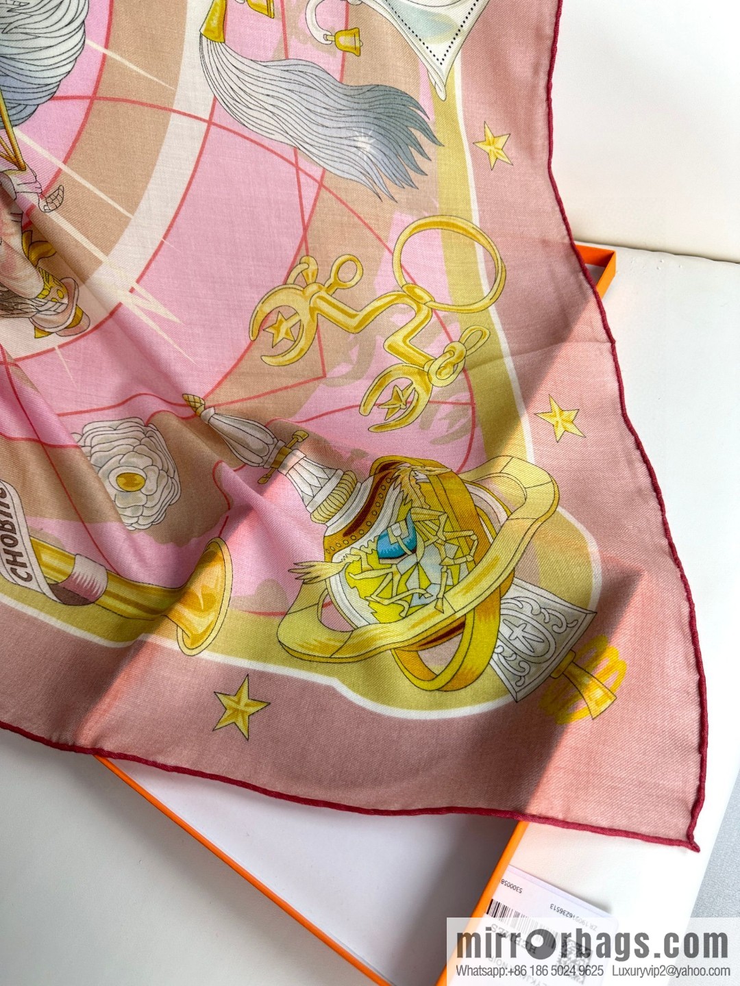 Hermès [Star Chorus] Cashmere Square Towel