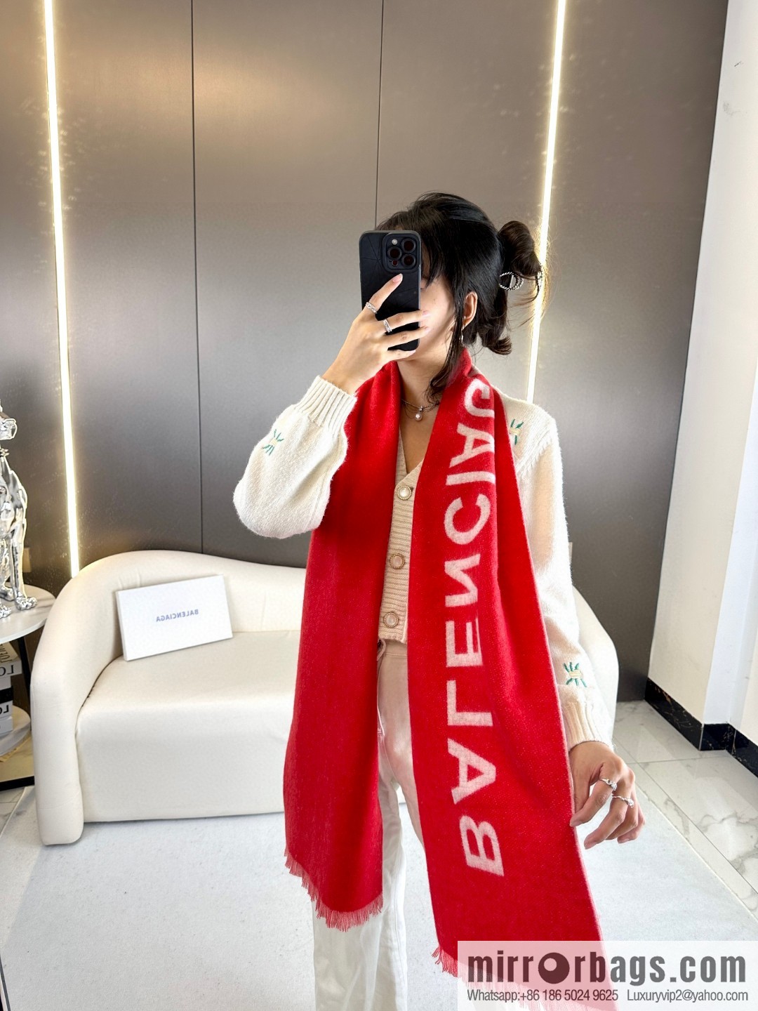 Balenciaga Balenciaga 2023 new cashmere scarf