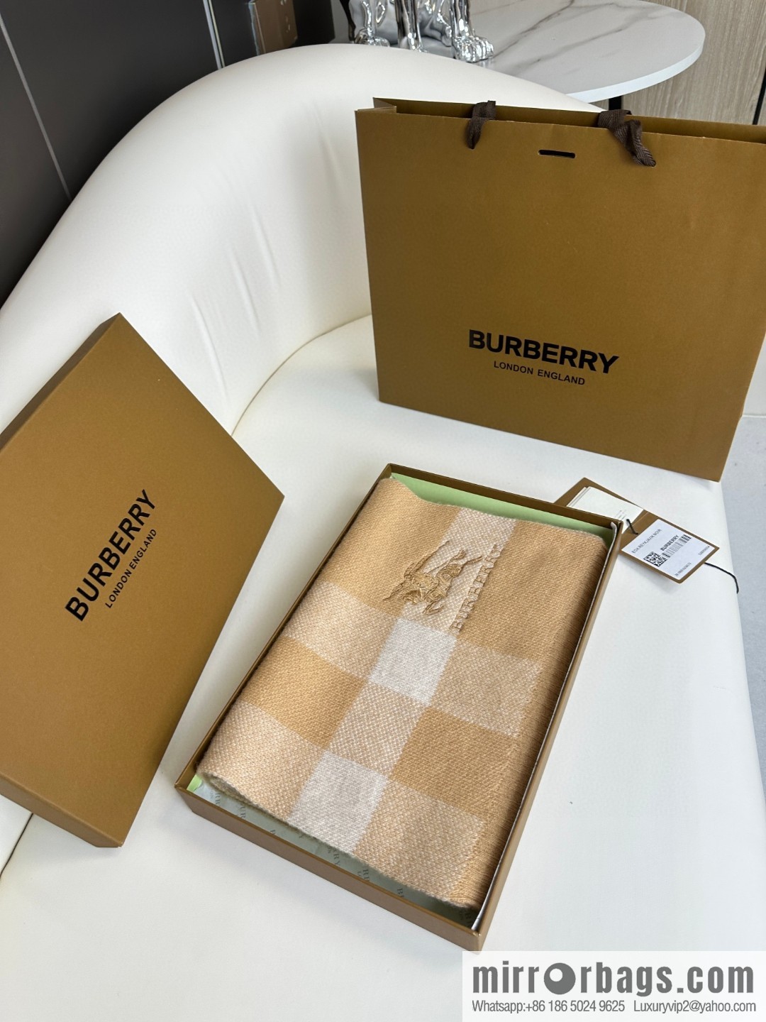 Burberry 2023 New Knitted Scarf