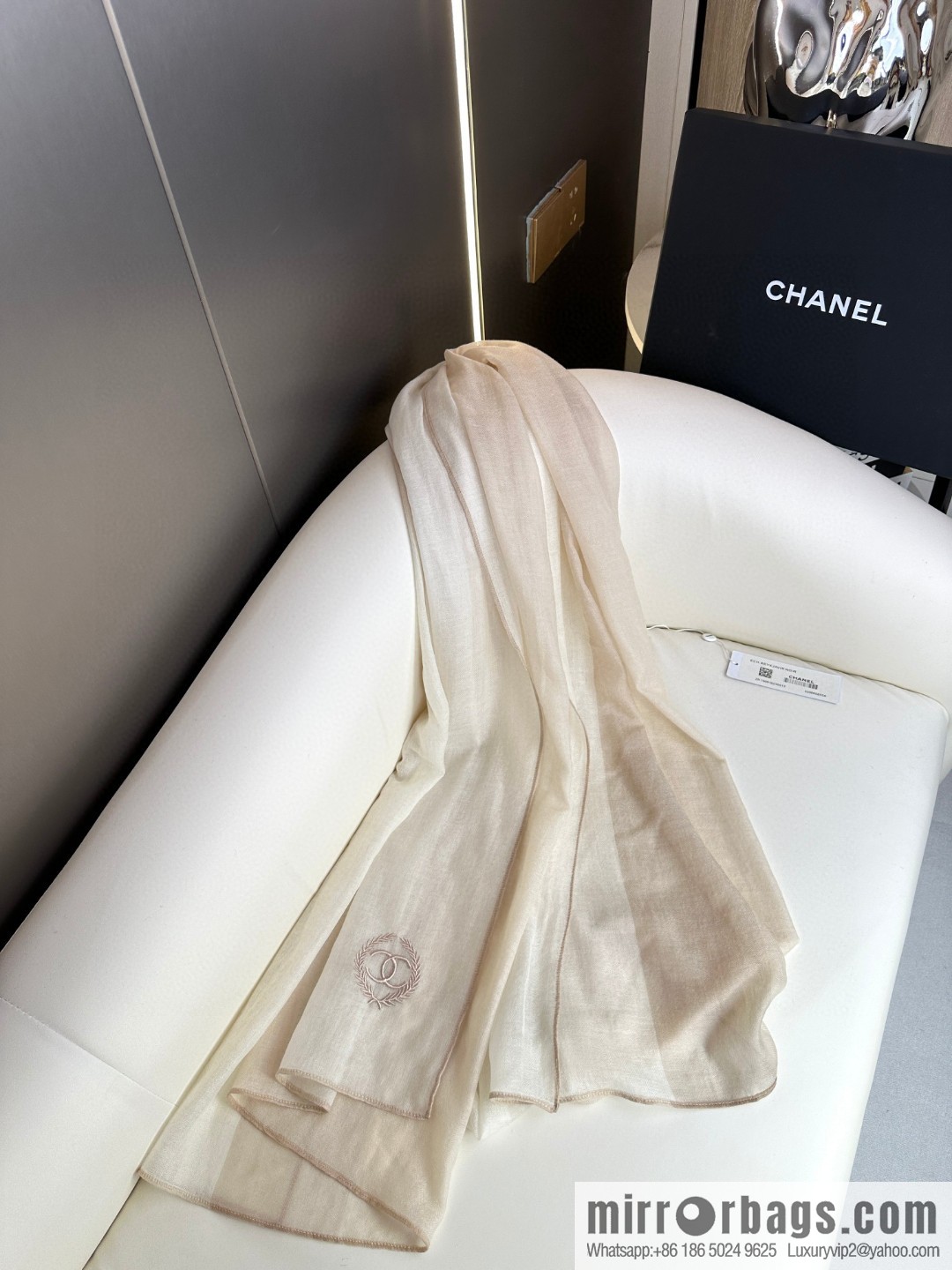CHANEL 2023 new cashmere scarf