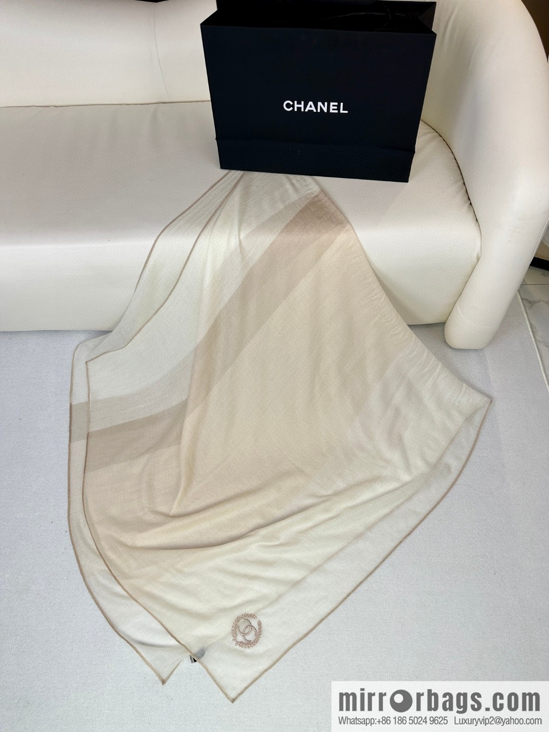 CHANEL 2023 new cashmere scarf