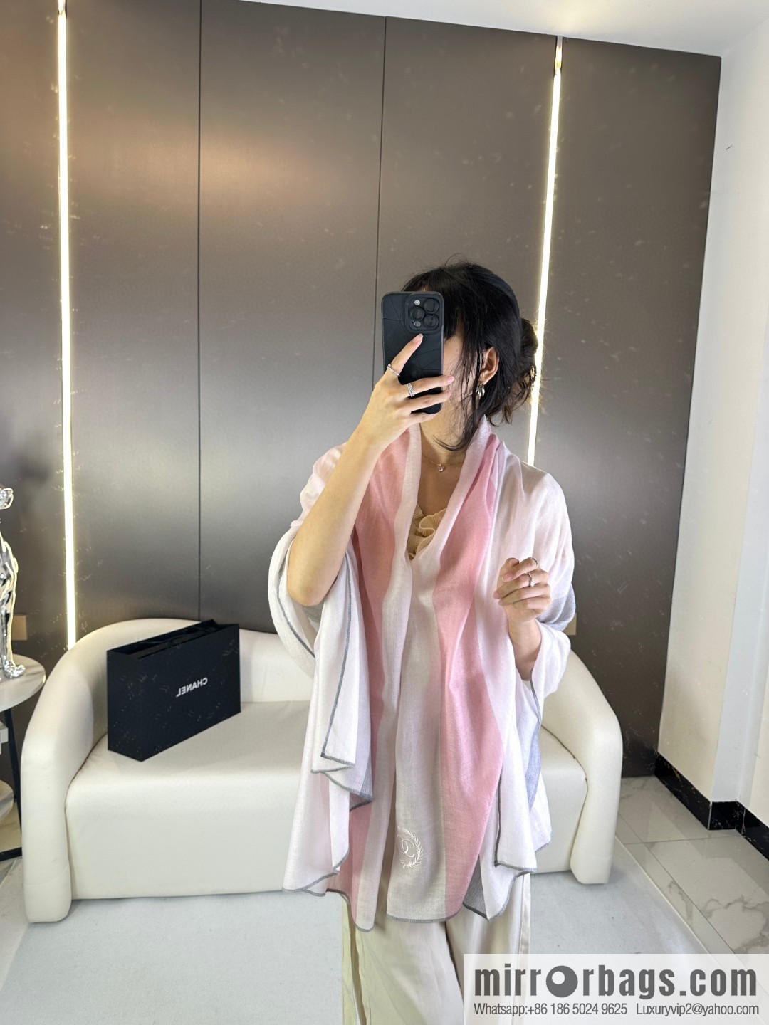 CHANEL 2023 new cashmere scarf