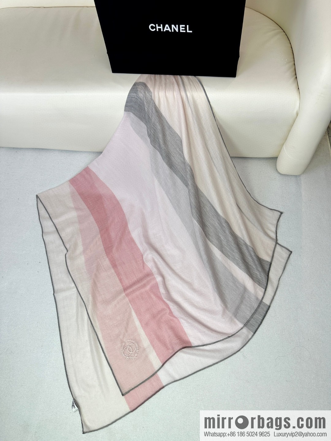 CHANEL 2023 new cashmere scarf