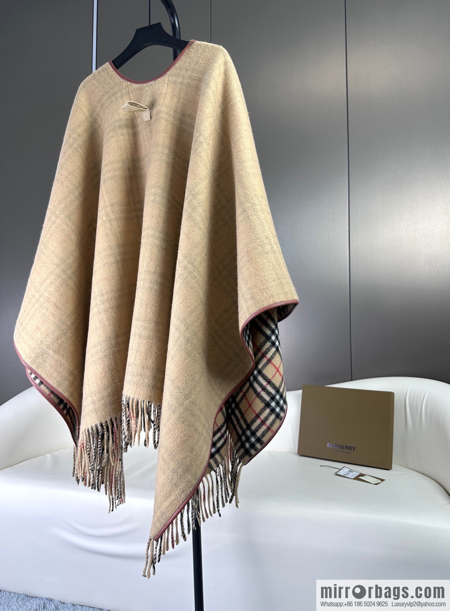 Burberry, limited edition cape shawl