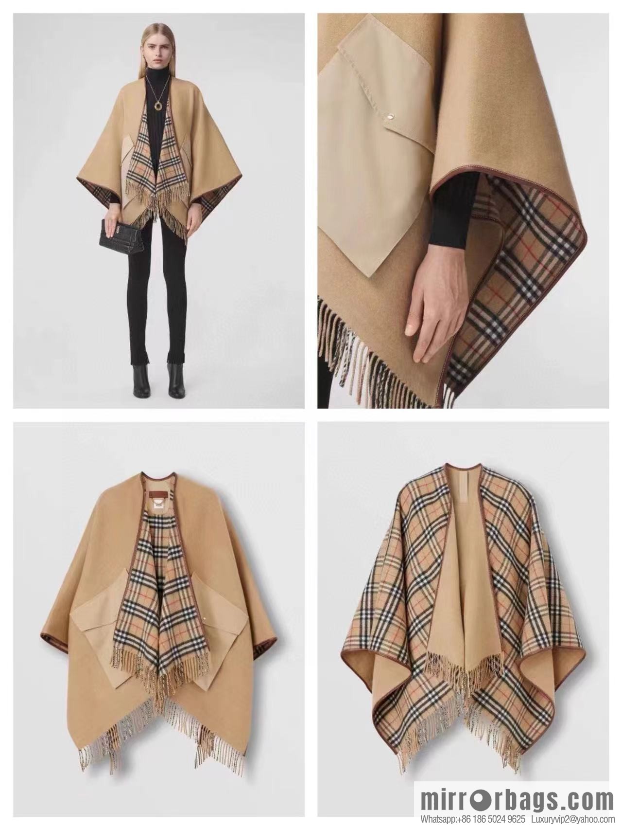 Burberry, limited edition cape shawl