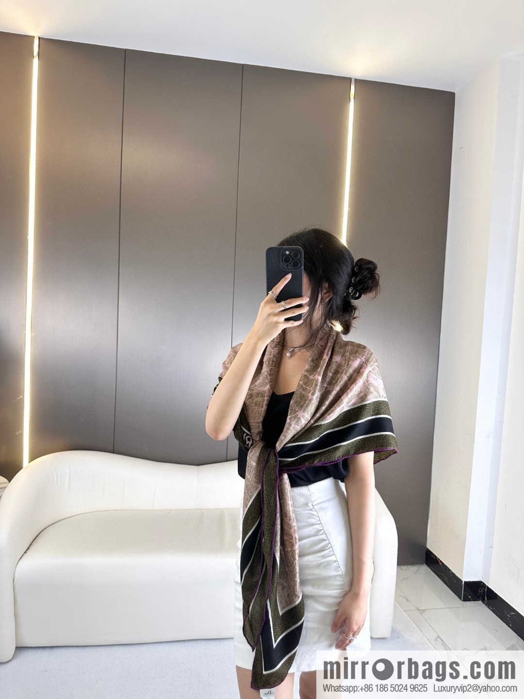 Dior's new cashmere square in 2023